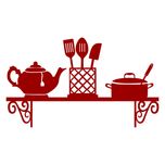 دیوارکوب طرح آشپزخانه 048