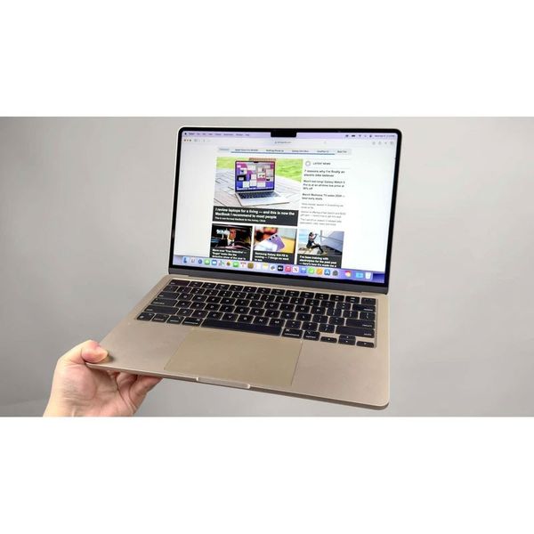 لپ تاپ 13.6 اینچی اپل مدل MacBook Air MW0Y3 2025 LLA-M4-16GB RAM-256GB SSD