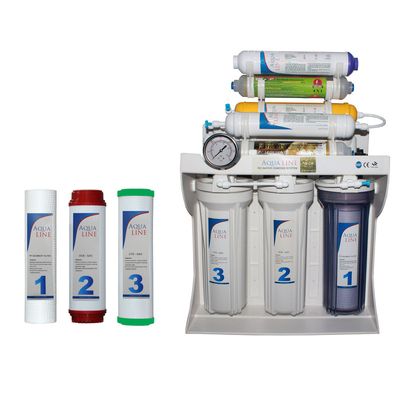 دستگاه تصفیه کننده آب آکوا لاین  به همراه فیلتر بسته 3 عددی