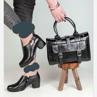 کفش چرم زنانه مدل مهسا کد 324-0517