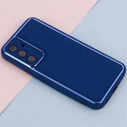 کاور قاب مدل دور براق رینگی محافظ لنزدار مناسب برای گوشی موبایل سامسونگ Galaxy A 54