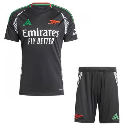 ست تی شرت و شلوارک ورزشی پسرانه مدل آرسنال Away 2025