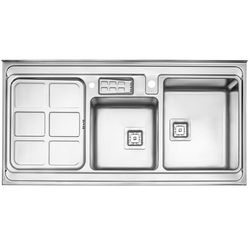 سینک ظرفشویی استیل البرز مدل 855 روکار