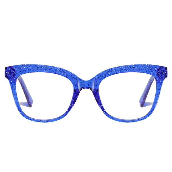 فریم عینک طبی گربه ای زنانه مدل TR3505C199P03 Sky مناسب برای صورت گرد و بیضی