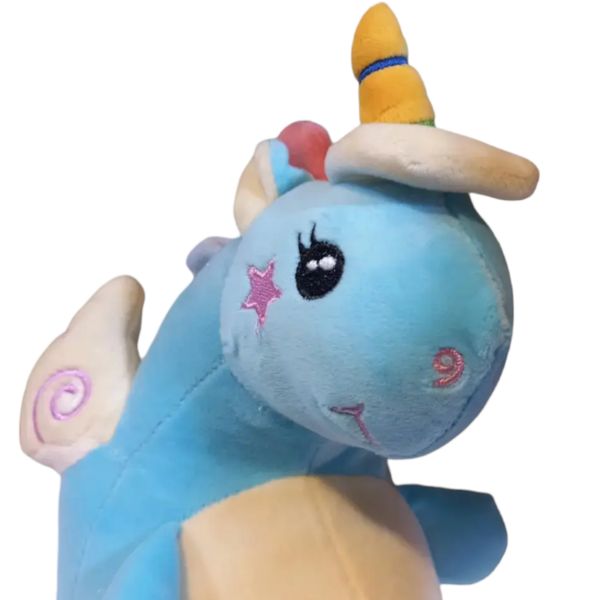 عروسک مدل دایناسور تک شاخ ارتفاع 30 سانتی متر