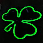 چراغ دیواری مدل نئون فلکسی طرح برگ