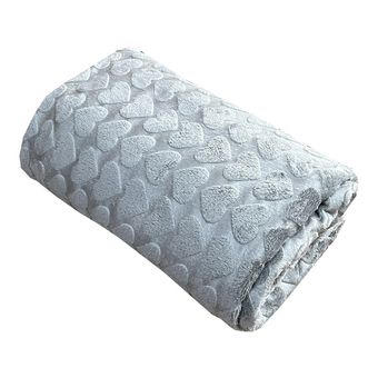 پتو 1 نفر ضخیم مدل قلبی سایز 200×155 سانتی‌متر
