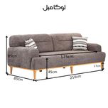 مبل تختخواب شو پنج نفره لوکا مبل مدل میلان