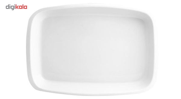 دیس چینی مستطیل لازانیا چینی زرین ایران سایز 40 درجه یک