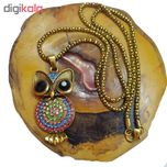 گردنبند زنانه طرح جغد کد TJ001