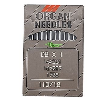 سوزن چرخ خیاطی ارگان مدل DBx1 110/18 بسته‌ 10عددی اصلی