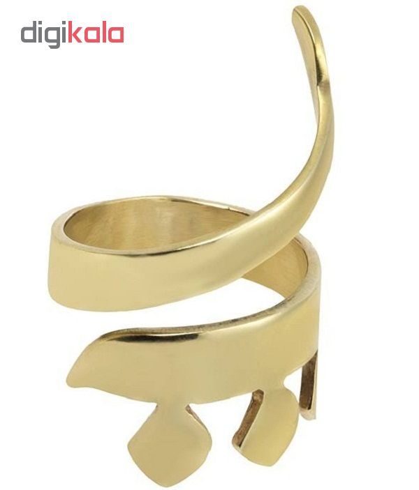 انگشتر برنج گالنا طرح حرف پ