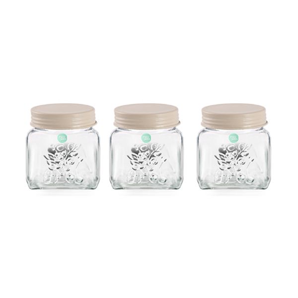 بانکه میس گلس مدل بهار نارنج 4 کد C674 بسته 3 عددی