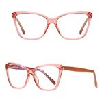 فریم عینک طبی گربه ای زنانه مدل O2006C4 مناسب برای صورت گرد و بیضی