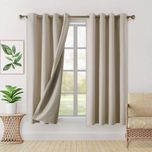 پرده تیکو دکو مدل ساتژ گاواردین سایز 140x230 سانتی متر