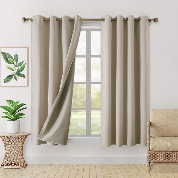 پرده تیکو دکو مدل ساتژ گاواردین سایز 140x230 سانتی متر