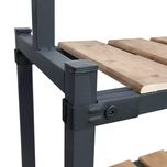 رگال لباس و طبقه فلز و چوب مدل بهار