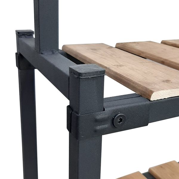 رگال لباس و طبقه فلز و چوب مدل بهار