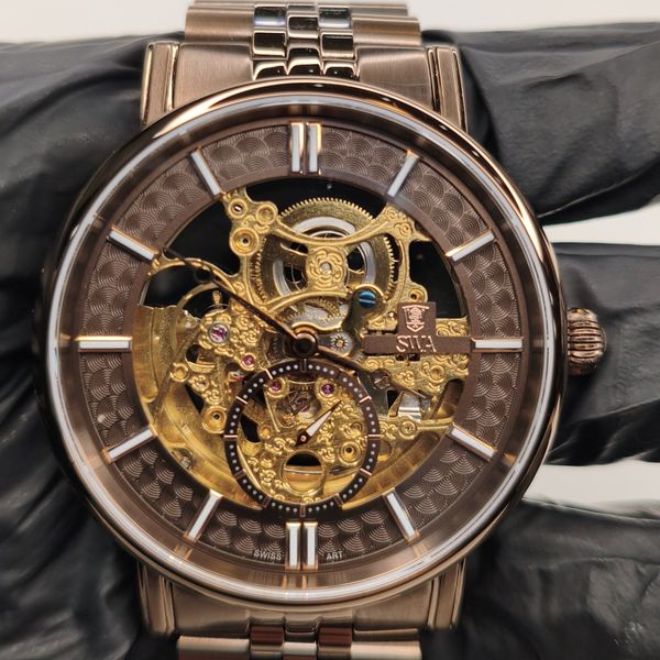 ساعت مچی عقربهای اتوماتیک مردانه سوئیس آرت مدل ANT154CF0505