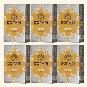 صابون شستشو دوفاری مدل آروماتیک وزن 95 گرم مجموعه 6 عددی