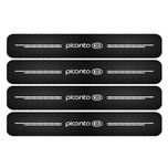 برچسب بدنه خودرو مهدیار طرح پارکابی کربن کد SP156 مناسب برای کیا پیکانتو بسته 4 عددی