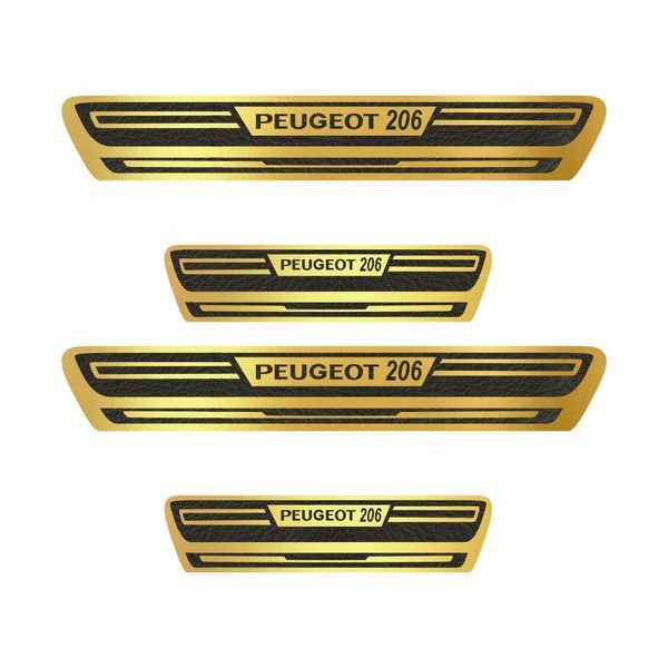 برچسب پارکابی خودرو کد S17 مناسب برای پژو 206 بسته 4 عددی