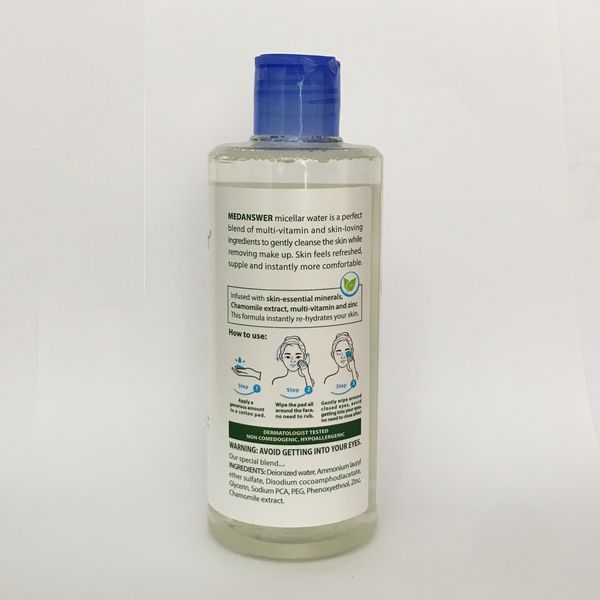 محلول پاککننده آرایش صورت مدانسر مدل میسلار واتر حجم 275 میلیلیتر*728