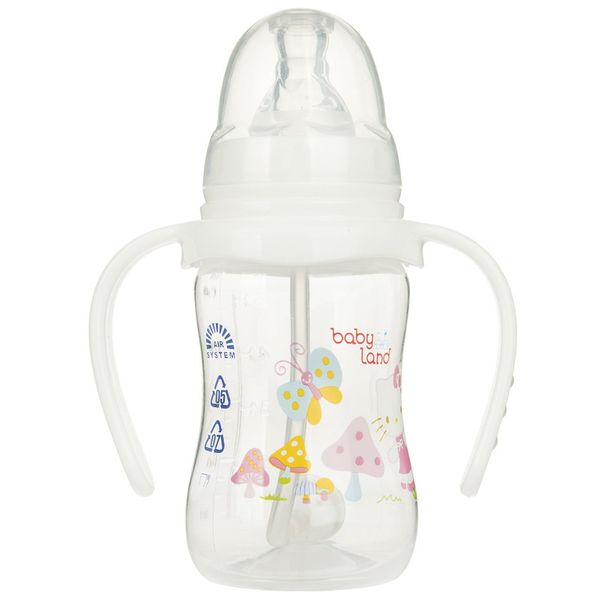 شیشه شیر بیبی لند مدل 360Kitty ظرفیت 150 میلی لیتر