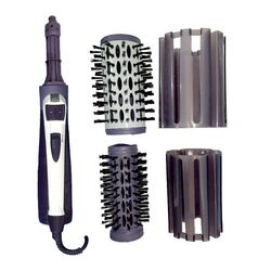 سشوار برس‌دار چرخشی مدل H-9901، موتور AC با توان مصرفی 650 وات، دارای قابلیت باد سرد، فناوری تولید یون، دارای سیم گردان، با حالت