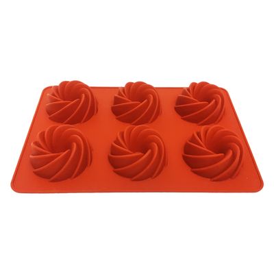 قالبسیلیکونی دسری طرح پیچ 6 خانه