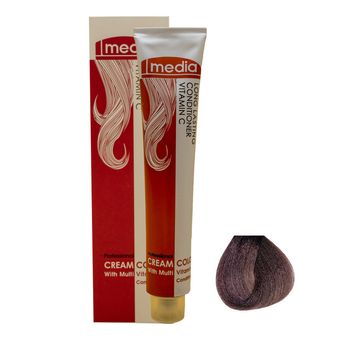 رنگ مو مدیا سری مسی شماره 5.4 حجم 100 میلی لیتر رنگ قهوه ای مسی روشن