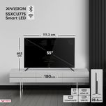 تلویزیون 55 اینچ ال ای دی هوشمند ایکس ویژن مدل 55XCU775
