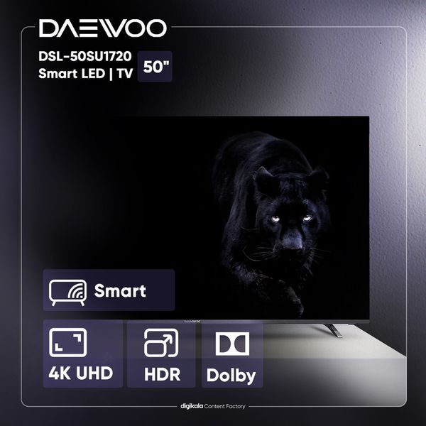 تلویزیون ال ای دی هوشمند دوو مدل DSL-50D4000 سایز 50 اینچ