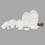 سرویس غذاخوری 102 پارچه 12 نفر چینی زرین ایران مدل Hadiye سری ایتالیا اف درجه یک