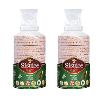 رایس کیک زیره سیاه بدون گلوتن سیس رایس بسته 2 عددی