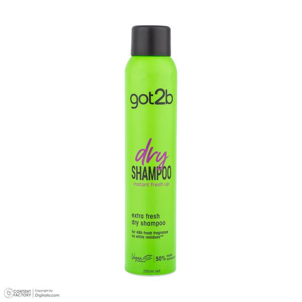 اسپری شامپو خشک شوآرزکوف مدل got2b extra fresh مناسب برای انواع مو حجم 200 میلی لیتر