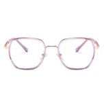 فریم عینک طبی چند ضلعی مدل TJ802C122P81 مناسب برای صورت گرد و بیضی