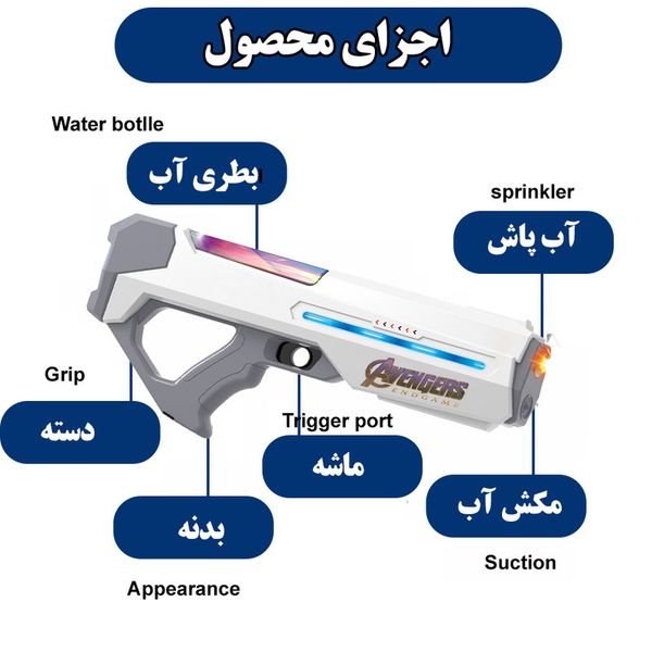 تفنگ آب پاش آونجرز