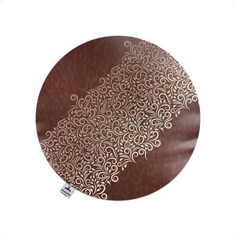 رومیزی برند رومیزی باز مدل گرد نقش کد 30008