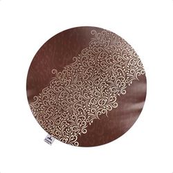 رومیزی برند رومیزی باز مدل گرد نقش کد 30008