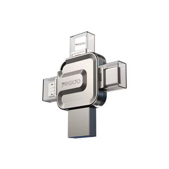 فلش مموری 4 کاره یسیدو مدل FL15 ظرفیت 128 گیگابایت