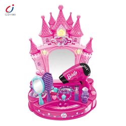 ست میز اینه ارایشی دخترانه همرا با لوازم مدل Angel Castle