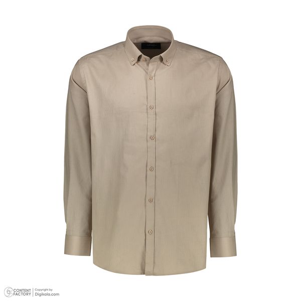 پیراهن آستین بلند یقه برگردان مردانه لیلاک مدل A-66