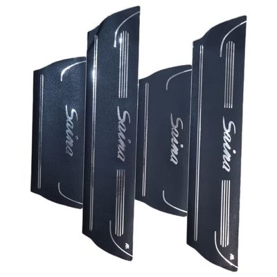 برچسب پارکابی خودرو امیران اسپرت طرح چرم کد 2025010 مناسب برای ساینا مجموعه 4 عددی