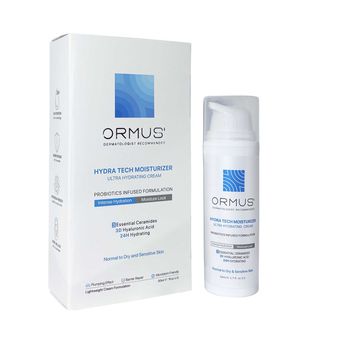 کرم آبرسان صورت و گردن اورموس | مدل Hydra Tech | حجم 50 میلی‌لیتر