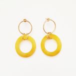 گوشواره زنانه مدل دو دایره