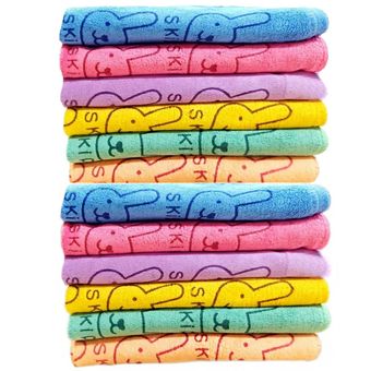 دستمال آشپزخانه طرح خرگوشی بسته 12 عددی