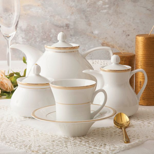 سرویس غذاخوری 108 پارچه چینی زرین ایران مدل سپینود درجه عالی