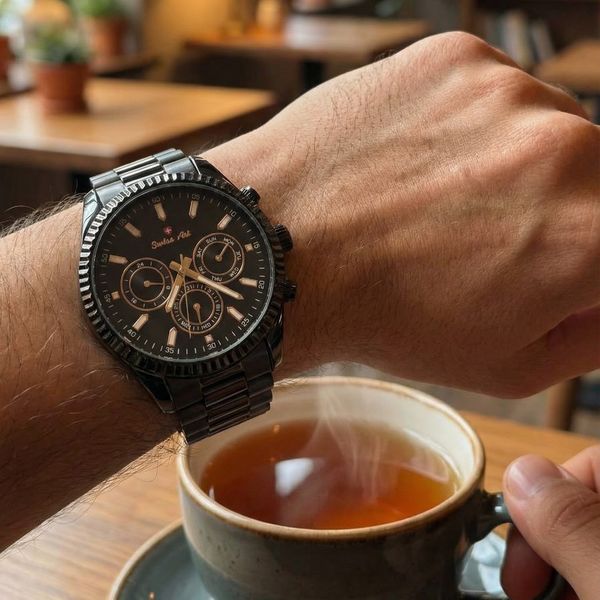 ساعت مچی عقربهای کوارتز مردانه سوئیس آرت مدل ANT119BK0101