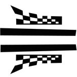 برچسب بدنه خودرو طرح شطرنجی کد135AZ prid01 بسته دو عددی*694